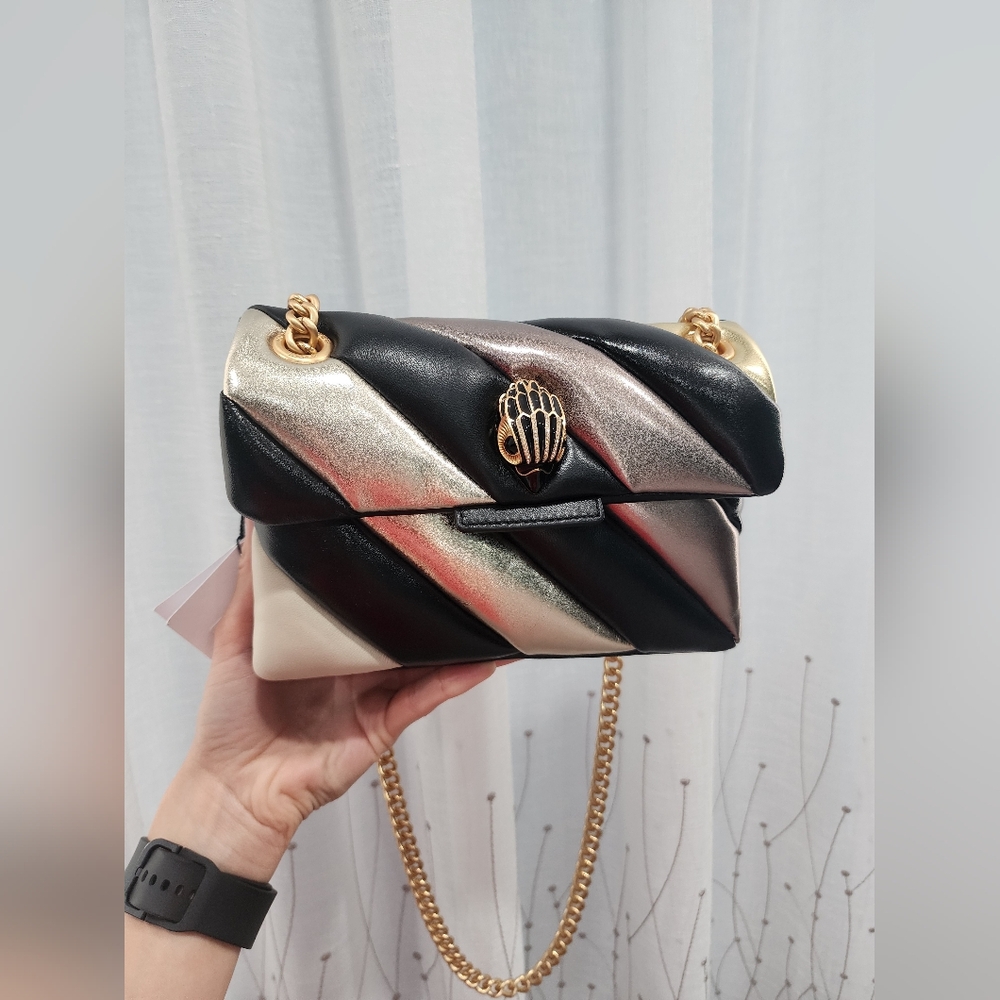 Kurt Geiger London Mini Soho Quilted Leather Shoulder Bag - Picture 8 of 12